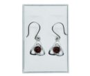 Silver Earring Amber