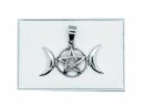Silver Pendant Triple Moon