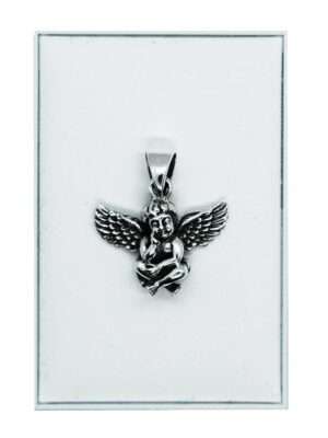 Silver Pendant Cherub