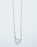 Silver Necklace Heart
