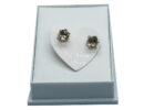 Silver Earrings Citrine