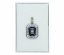 Silver Pendant Amethyst