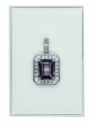 Silver Pendant Amethyst