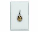 Silver Pendant Citrine