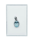 Silver Pendant Topaz