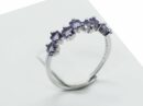 Silver Ring Amethyst Adjustable