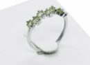 Silver Ring Peridot Adjustable