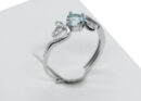 Silver Ring Topaz Adjustable