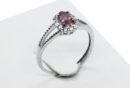 Silver Ring Tourmaline Adjustable