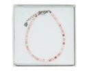 Silver Bracelet 3mm Pink Opal