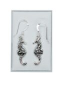 Silver Earring Seahorse