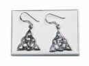 Silver Earring  Triquetra