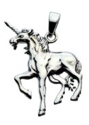 Pendant Silver Unicorn Large