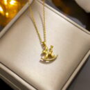 Necklace Gold Ballon Dog