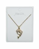 Fashion Necklace Gold Dolphins