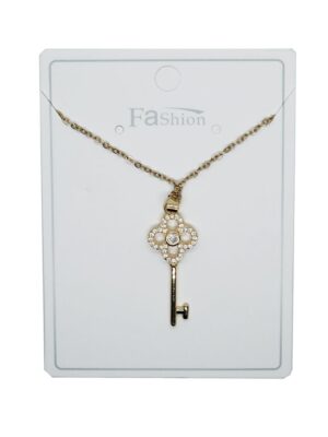 Fashion Necklace Gold Key