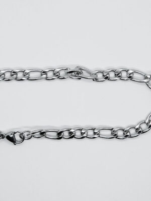 Necklace Steel Thick Figaro