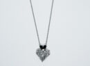 Necklace Steel Two Hearts