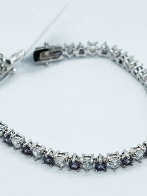 Fashion Bracelet PP White CZ