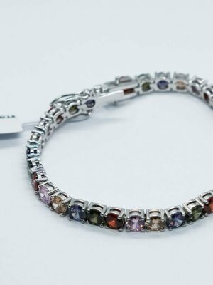 Fashion Bracelet With Multi CZ