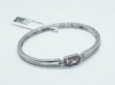 Fashion Bangle Rect Pink CZ
