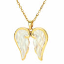 Necklace Angel Wings Steel