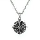 Necklace Compass Stainless