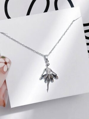Necklace Ballerina With Pearl