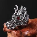 Ring Dragon Head Adjustable