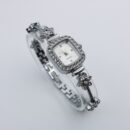 Watch Flower Silver White Dial
