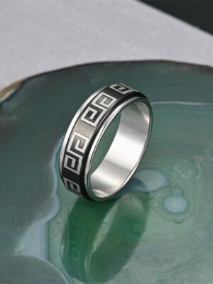 Ring Stainless Steel Waves