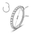 Earring Zircon 0.8X10mm