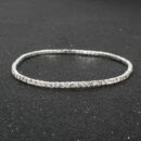 Bracelet Silver Rhinestones