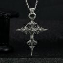 Necklace Cross Gothic Design