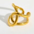 Ring Elegant Gold Plated