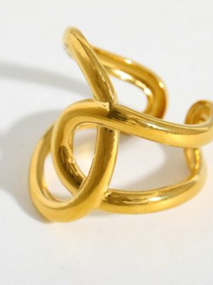Ring Elegant Gold Plated