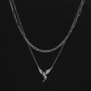 Necklace Dragon Silver Colour