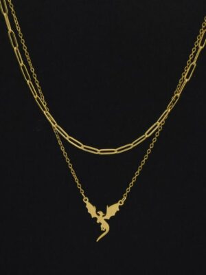 Necklace Dragon Gold