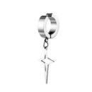 Earring Cross 4x9mm