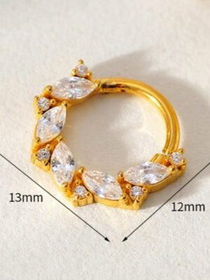 Nose Stud Ring Gold Plated