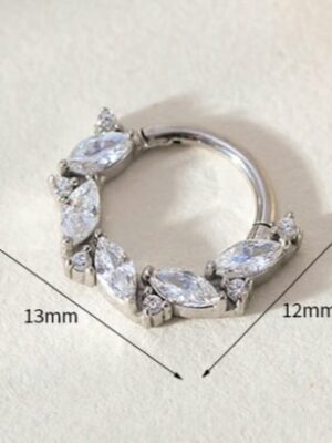 Earring With Zircon Stones