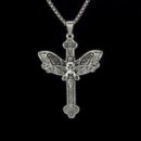 Necklace Gothic Cross Design