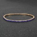 Bracelet Blue Rhinestones