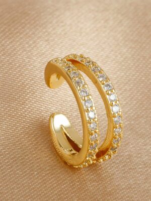 Stud C Shape Design Gold