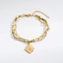 Bracelet Evil Eye Gold Plated