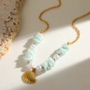 Necklace Shell Gold Plated