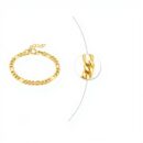 Bracelet Figaro Gold Plated