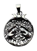 Pendant Silver Hares Moon Lisa Parker Licensed