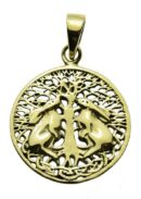 Pendant Bronze Hares 2.8cm Lisa Parker Licensed