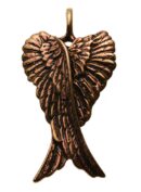 Pendant Bronze Crossed Wings